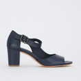 Load image into Gallery viewer, DJANGO & JULIETTE CARLEE NAVY - Women Sandals - Collective Shoes