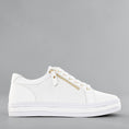 Load image into Gallery viewer, ALFIE & EVIE PINNET WHITE - Women Sneakers - Collective Shoes