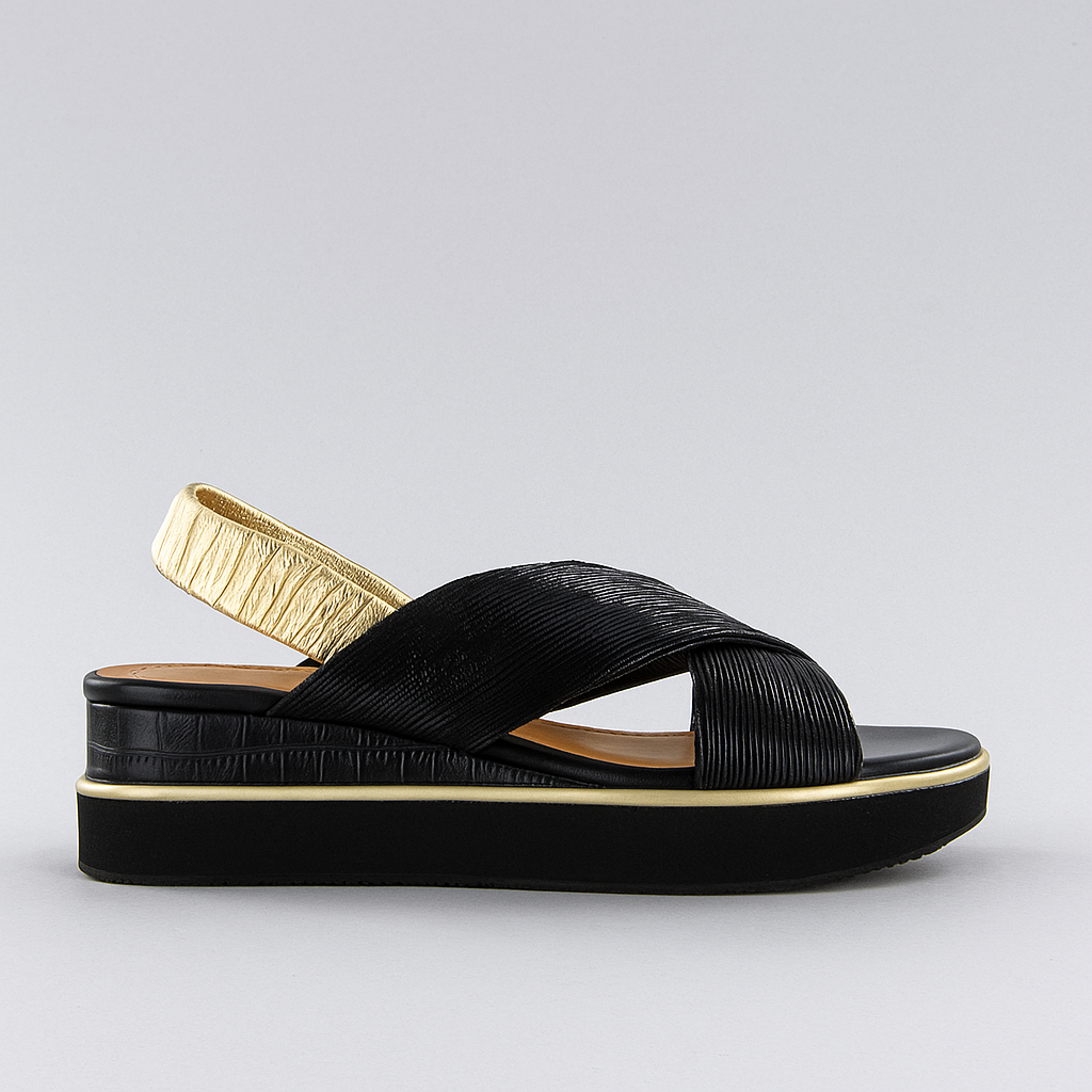 Shop Bresley Debacle Black Women Premium Sandals Collective Shoes NZ