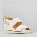 Load image into Gallery viewer, BRESLEY SAXON BONE WHITE - Women Sandals - Collective Shoes