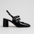 Load image into Gallery viewer, BRESLEY DARICK BLACK PATENT - Women Sandals - Collective Shoes