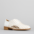Load image into Gallery viewer, BRESLEY ARCO WHITE BONE - Women Oxford / Brogue Shoes - Collective Shoes
