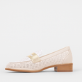 Load image into Gallery viewer, BRESLEY AFRICA EGRET COMBO - Women Loafers - Collective Shoes
