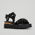 Load image into Gallery viewer, DJANGO & JULIETTE RACASSY BLACK PATENT - Women Sandals - Collective Shoes