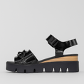 Load image into Gallery viewer, DJANGO & JULIETTE RACASSY BLACK PATENT - Women Sandals - Collective Shoes