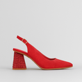 Load image into Gallery viewer, DJANGO & JULIETTE LESNOY RED SUEDE - Women Heels - Collective Shoes