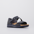 Load image into Gallery viewer, ZIERA BIZZA NAVY - Women Sandals - Collective Shoes