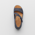 Load image into Gallery viewer, ZIERA BIZZA NAVY - Women Sandals - Collective Shoes