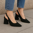 Load image into Gallery viewer, DJANGO & JULIETTE LESNOY BLACK SUEDE - Women Heels - Collective Shoes