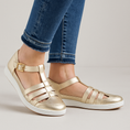 Load image into Gallery viewer, ZIERA DIANEY PALE GOLD WHITE - Women Sandals - Collective Shoes