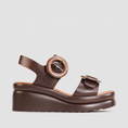 Load image into Gallery viewer, EOS MENORCAS CHESTNUT - Women Sandals - Collective Shoes