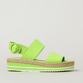 Load image into Gallery viewer, DJANGO & JULIETTE ATHA LT LIME - Women Sandals - Collective Shoes