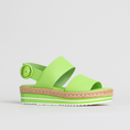 Load image into Gallery viewer, DJANGO & JULIETTE ATHA LT LIME - Women Sandals - Collective Shoes
