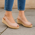 Load image into Gallery viewer, DJANGO & JULIETTE SANIARLY ROSE NATURAL - Women Sandals - Collective Shoes