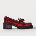 Load image into Gallery viewer, BRESLEY DOBBIE CLARET PAT - Women Loafers - Collective Shoes