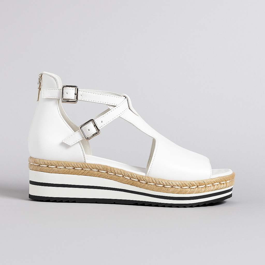 Shop Django Juliette Alexys White Women Sandals Collective Shoes