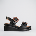 Load image into Gallery viewer, EOS MENORCAS BLACK - Women Sandals - Collective Shoes