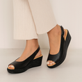 Load image into Gallery viewer, LE SANSA PETUNIA BLACK - Women Sandals - Collective Shoes