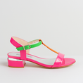Load image into Gallery viewer, DJANGO & JULIETTE TANER HOT PINK PATENT MULTI - Women Sandals - Collective Shoes