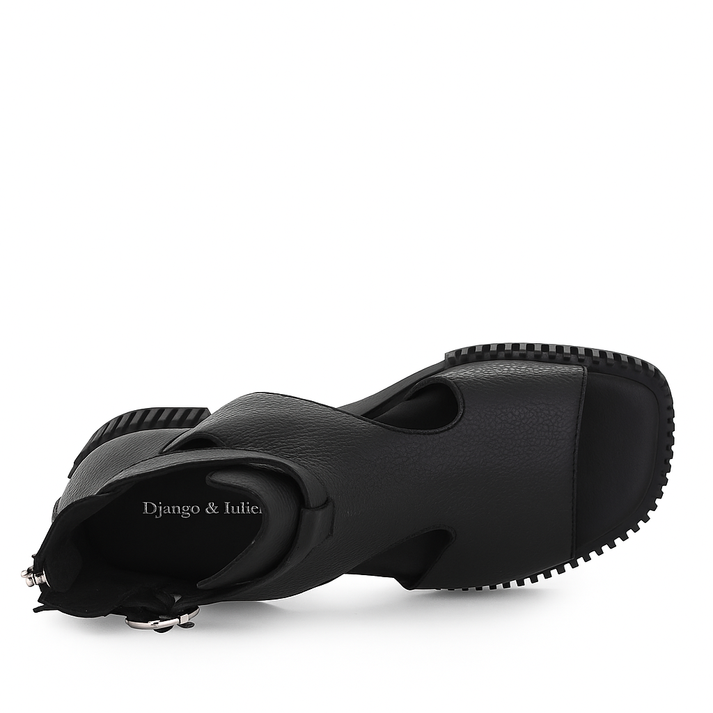 DJANGO & JULIETTE IPPO BLACK - Women Sandals - Collective Shoes