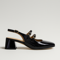 Load image into Gallery viewer, BRESLEY SPITFIRE BLACK PATENT - Women Sandals - Collective Shoes