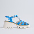 Load image into Gallery viewer, MILA RAINE FUSE BLUE PATENT - Women Sandals - Collective Shoes