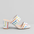 Load image into Gallery viewer, DJANGO & JULIETTE JOLLIE WHITE - Women Mules - Collective Shoes