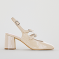 Load image into Gallery viewer, BRESLEY DARICK NUDE PATENT - Women Sandals - Collective Shoes