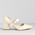 Load image into Gallery viewer, DJANGO & JULIETTE MILLING IVORY PATENT - Women Sandals - Collective Shoes