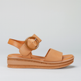 Load image into Gallery viewer, LE SANSA GUARD TAN - Women Sandals - Collective Shoes