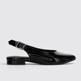 Load image into Gallery viewer, NAKED ARCHES ZODIAC BLACK PATENT - Women Sandals - Collective Shoes