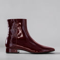 Load image into Gallery viewer, LE SANSA SASHA MERLOT PATENT - Women Boots - Collective Shoes