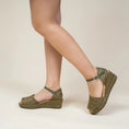 Load image into Gallery viewer, LE SANSA PANDORA KHAKI - Women Sandals - Collective Shoes