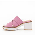 Load image into Gallery viewer, DJANGO & JULIETTE JEMBER PINK LEATHER - Women Heels - Collective Shoes