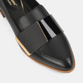 Load image into Gallery viewer, HUSH PUPPIES MAPLE BLACK/BLACK PATENT - Women Loafers - Collective Shoes