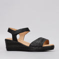 Load image into Gallery viewer, LE SANSA PILIA BLACK - Women Sandals - Collective Shoes