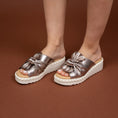 Load image into Gallery viewer, LE SANSA EUDORE CHAMPAGNE - Women Slides - Collective Shoes