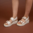 Load image into Gallery viewer, LE SANSA EMERY BONE - Women Sandals - Collective Shoes