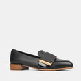 Load image into Gallery viewer, HUSH PUPPIES MAPLE BLACK/BLACK PATENT - Women Loafers - Collective Shoes