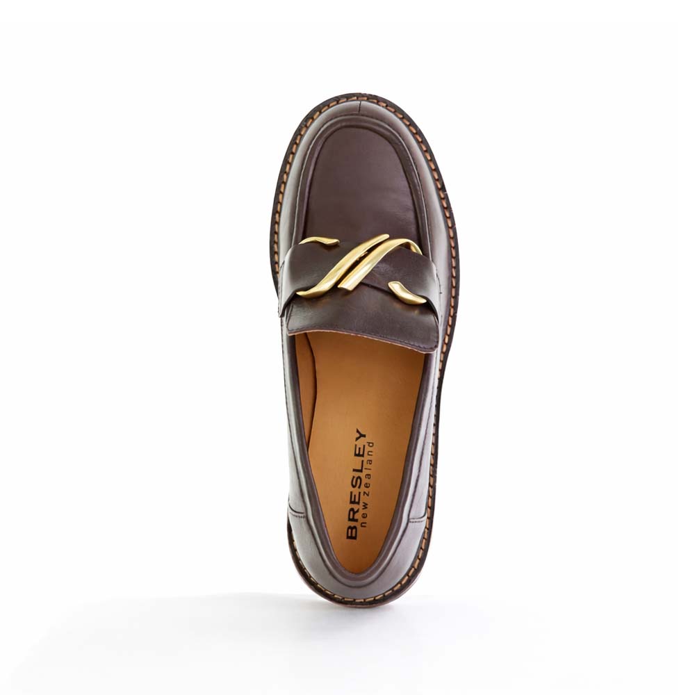 BRESLEY DYLAN CHOC - Women Loafers - Collective Shoes