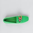 Load image into Gallery viewer, DJANGO & JULIETTE BOOSTA BRIGHT EMERALD - Women Loafers - Collective Shoes