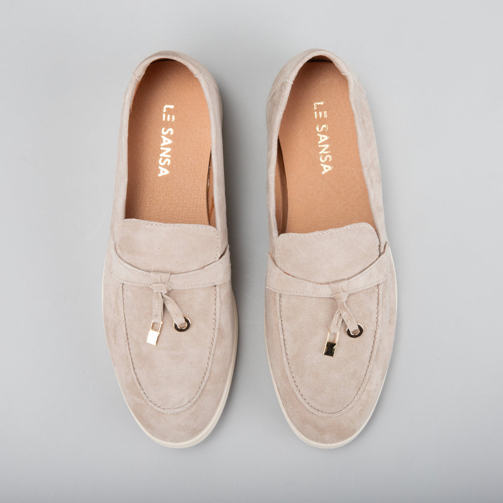 LE SANSA CAPRI TAUPE SUEDE