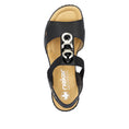 Load image into Gallery viewer, RIEKER 67498-00 BLACK - Women Sandals - Collective Shoes