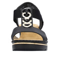 Load image into Gallery viewer, RIEKER 67498-00 BLACK - Women Sandals - Collective Shoes