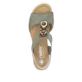 Load image into Gallery viewer, RIEKER 67498-52 GREEN - Women Sandals - Collective Shoes