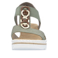 Load image into Gallery viewer, RIEKER 67498-52 GREEN - Women Sandals - Collective Shoes