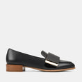 Load image into Gallery viewer, HUSH PUPPIES MAPLE BLACK/BLACK PATENT - Women Loafers - Collective Shoes