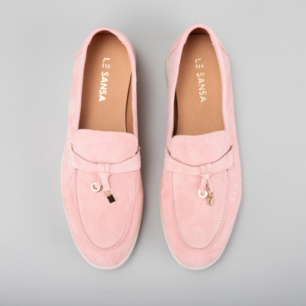 LE SANSA CAPRI BABY PINK SUEDE