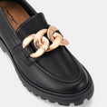 Load image into Gallery viewer, HUSH PUPPIES BROOKLYN BLACK GOLD - Women Loafers - Collective Shoes