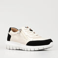 Load image into Gallery viewer, LE SANSA RYDER CREAM BLACK - Women Sneakers - Collective Shoes